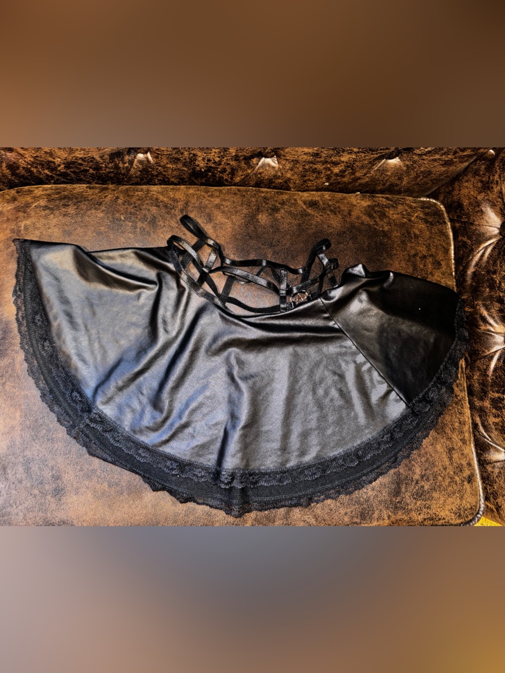 Spencer’s Pentagram Mini Skirt - Picture 2 of 2